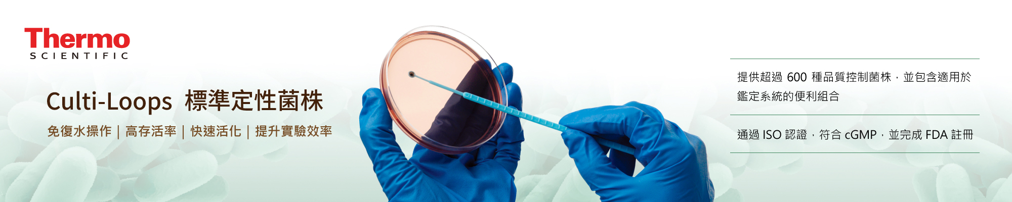 Thermo 標準定性菌株